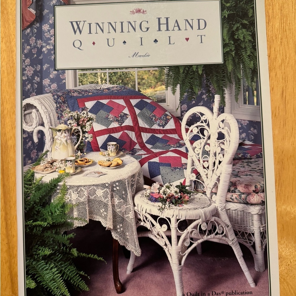 Winning Hand Quilt Pattern Book Vintage 1994
